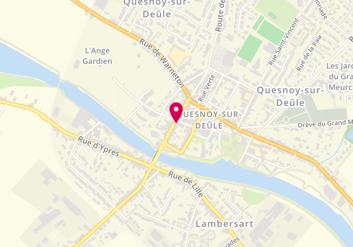 Plan de Agence Quesnoy Sur Deule, 26 Rue Belle Croix, 59890 Quesnoy-sur-Deûle