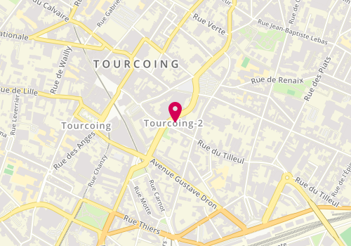 Plan de GMF Assurances TOURCOING, 81 Rue de Tournai, 59200 Tourcoing