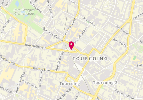 Plan de Agence Tourcoing Centre, 36 Rue Nationale, 59200 Tourcoing