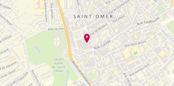 Plan de M comme Mutuelle, 32 Rue des Clouteries, 62500 Saint-Omer