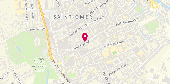 Plan de Axa, 24 Rue Carnot, 62500 Saint-Omer