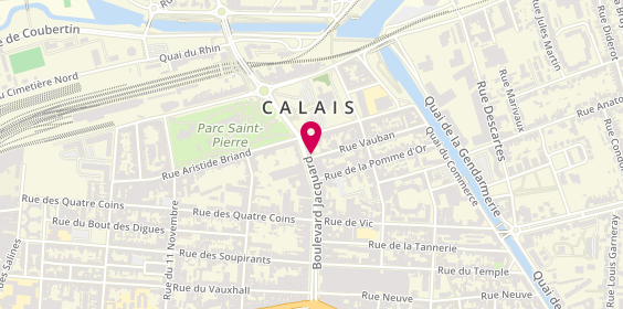 Plan de MAAF Assurances CALAIS, 108 Boulevard Jacquard, 62100 Calais